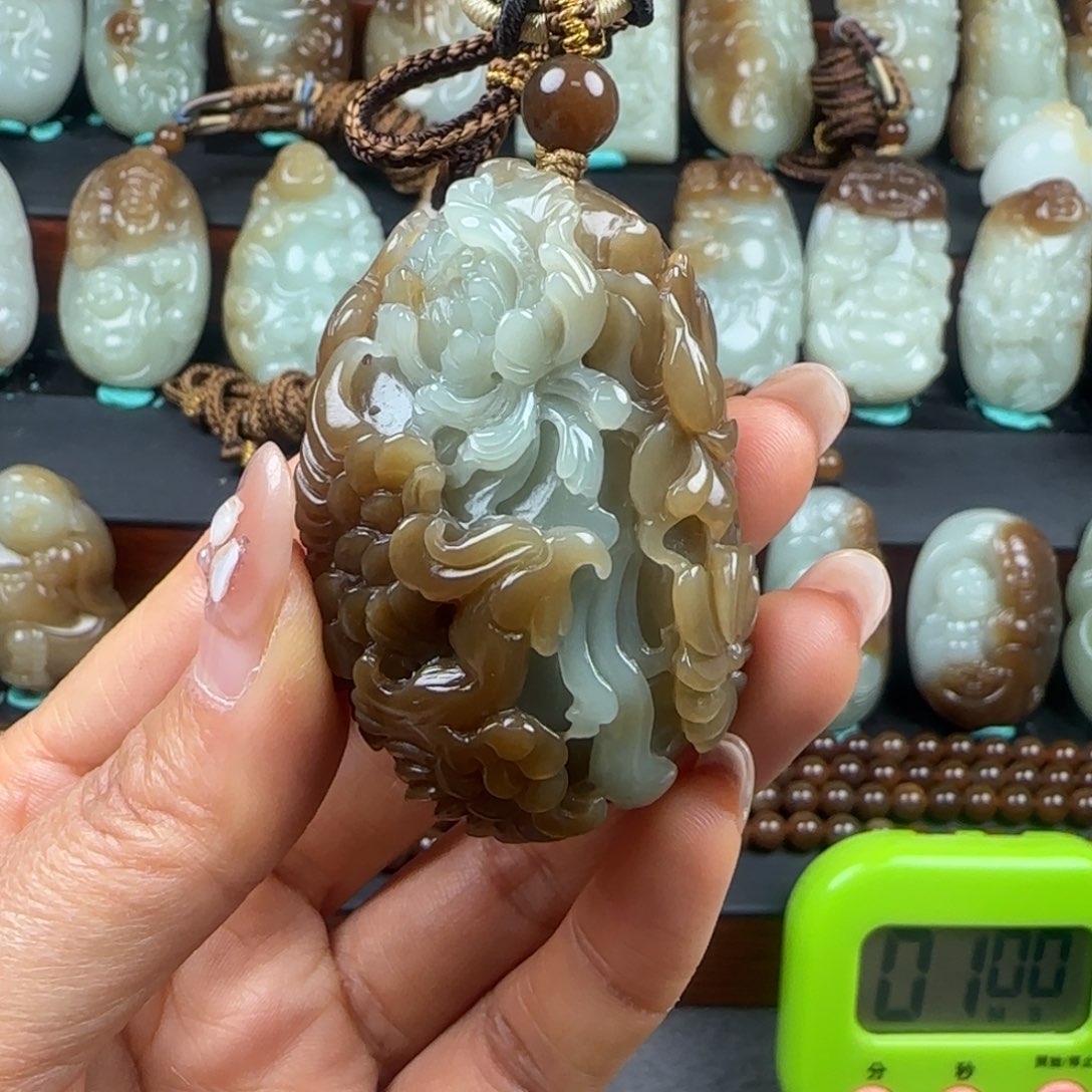 和田玉挂件未镶嵌不****鱼