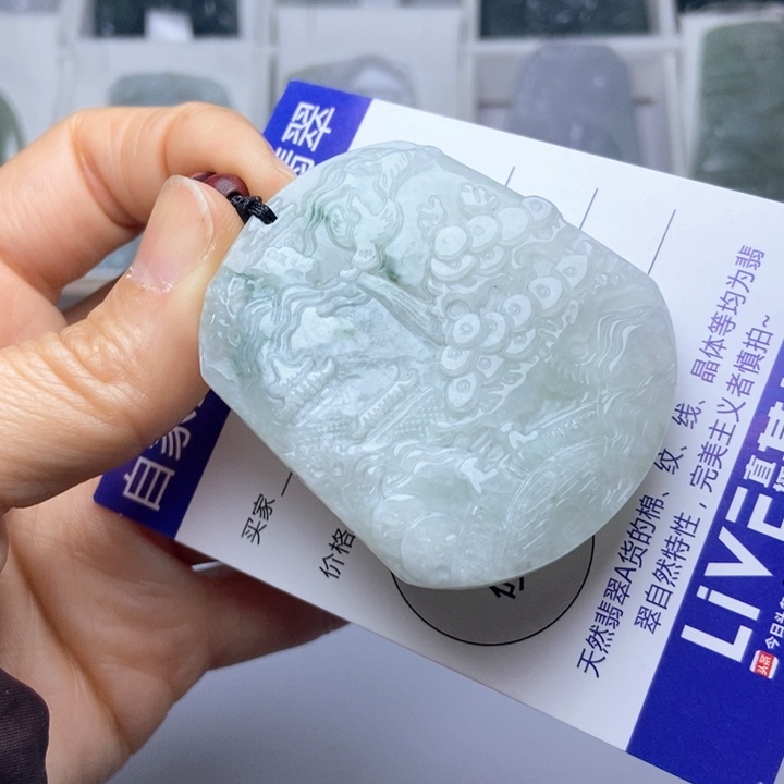 翡翠未镶嵌颈饰翡翠