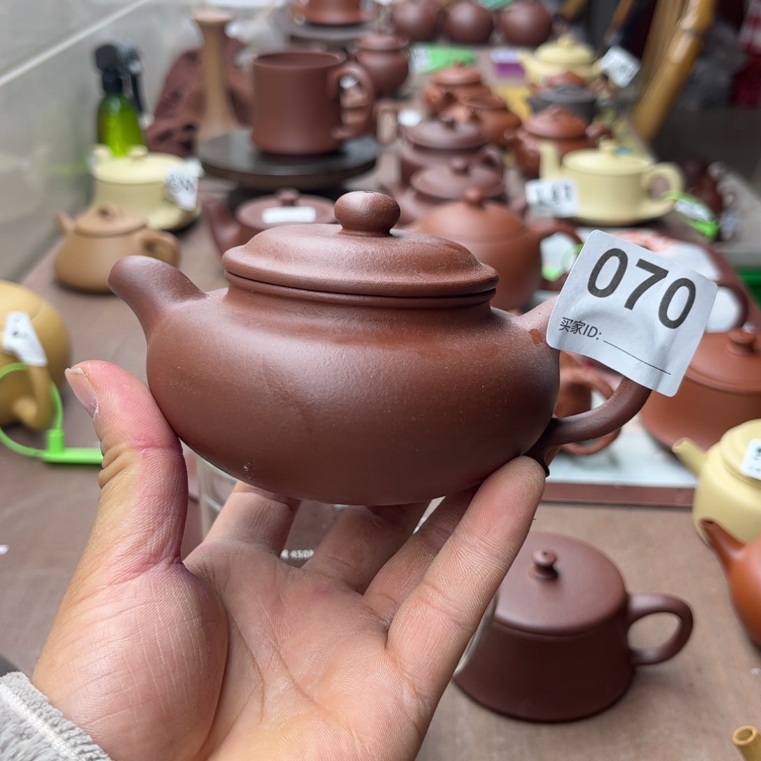 紫砂茶壶紫泥仿古220左右