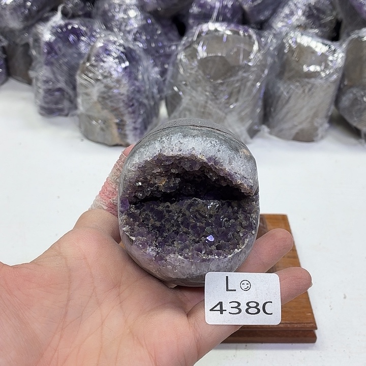 水晶未镶嵌摆件天然紫水晶