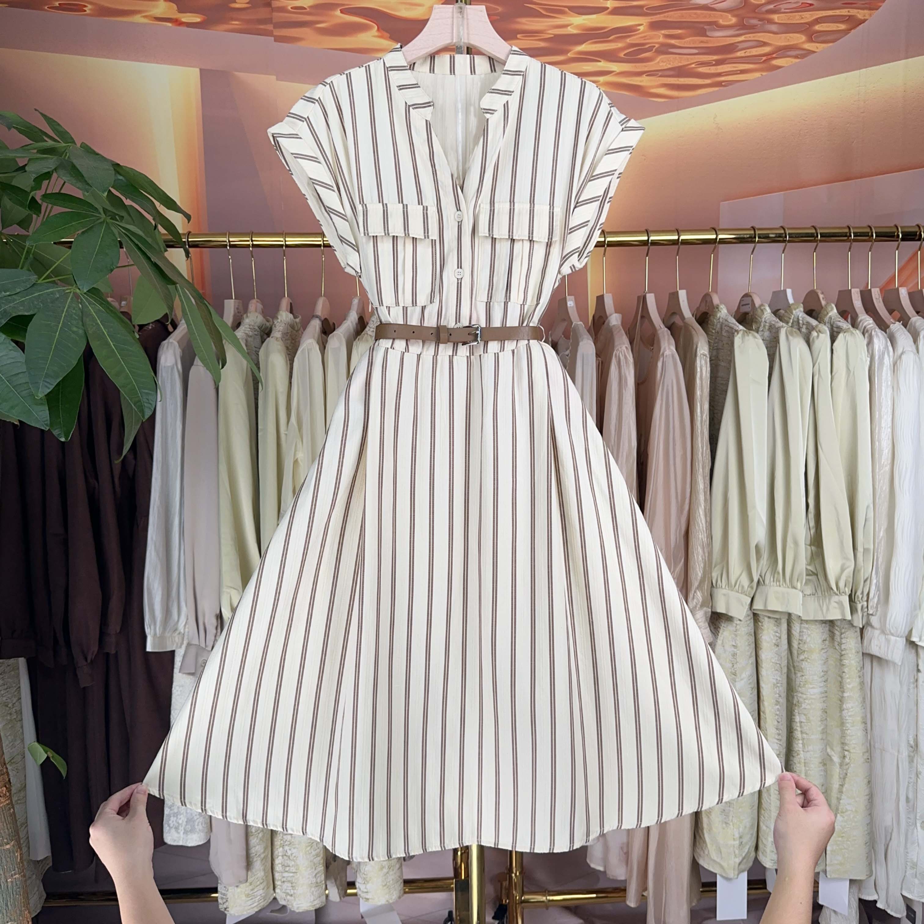 【RG1081】2025年时尚气质百搭减龄显瘦新款女装连衣裙