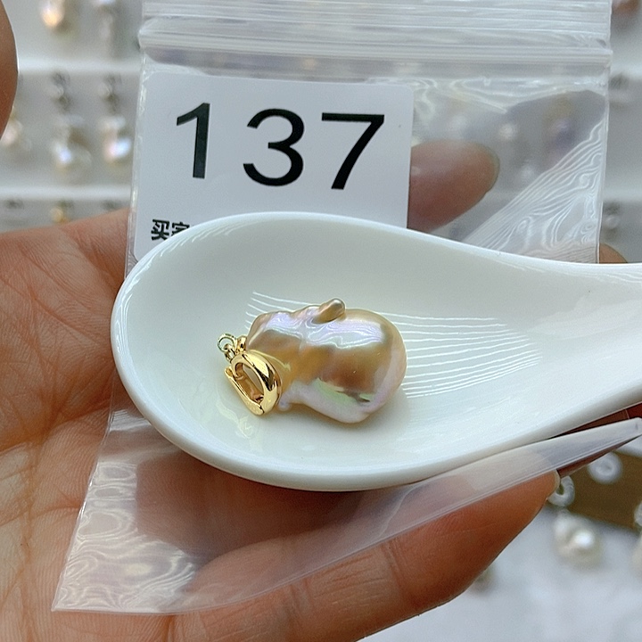 淡水珍珠颈饰银S925镶嵌