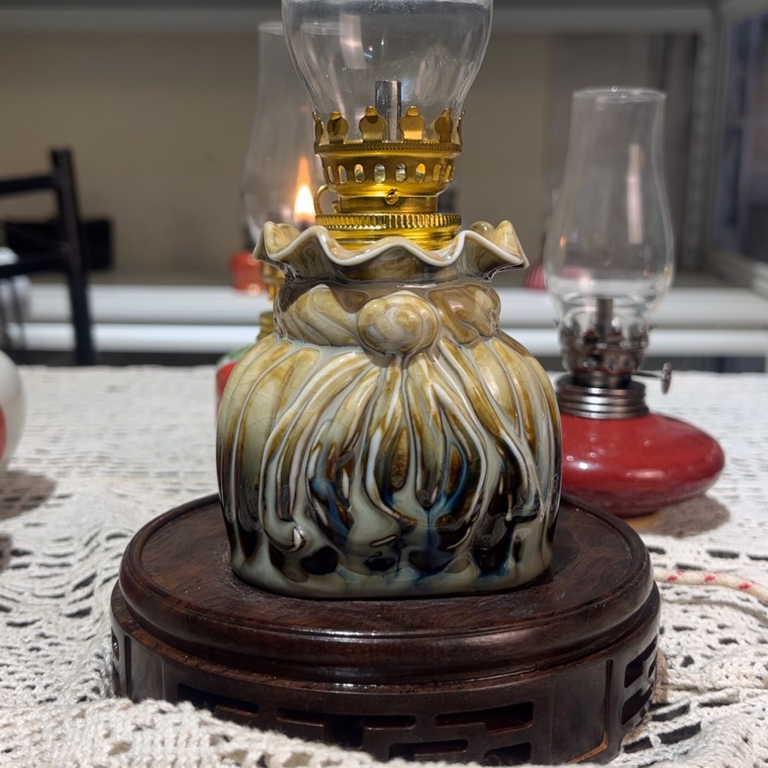 摆件景德镇陶瓷香薰灯