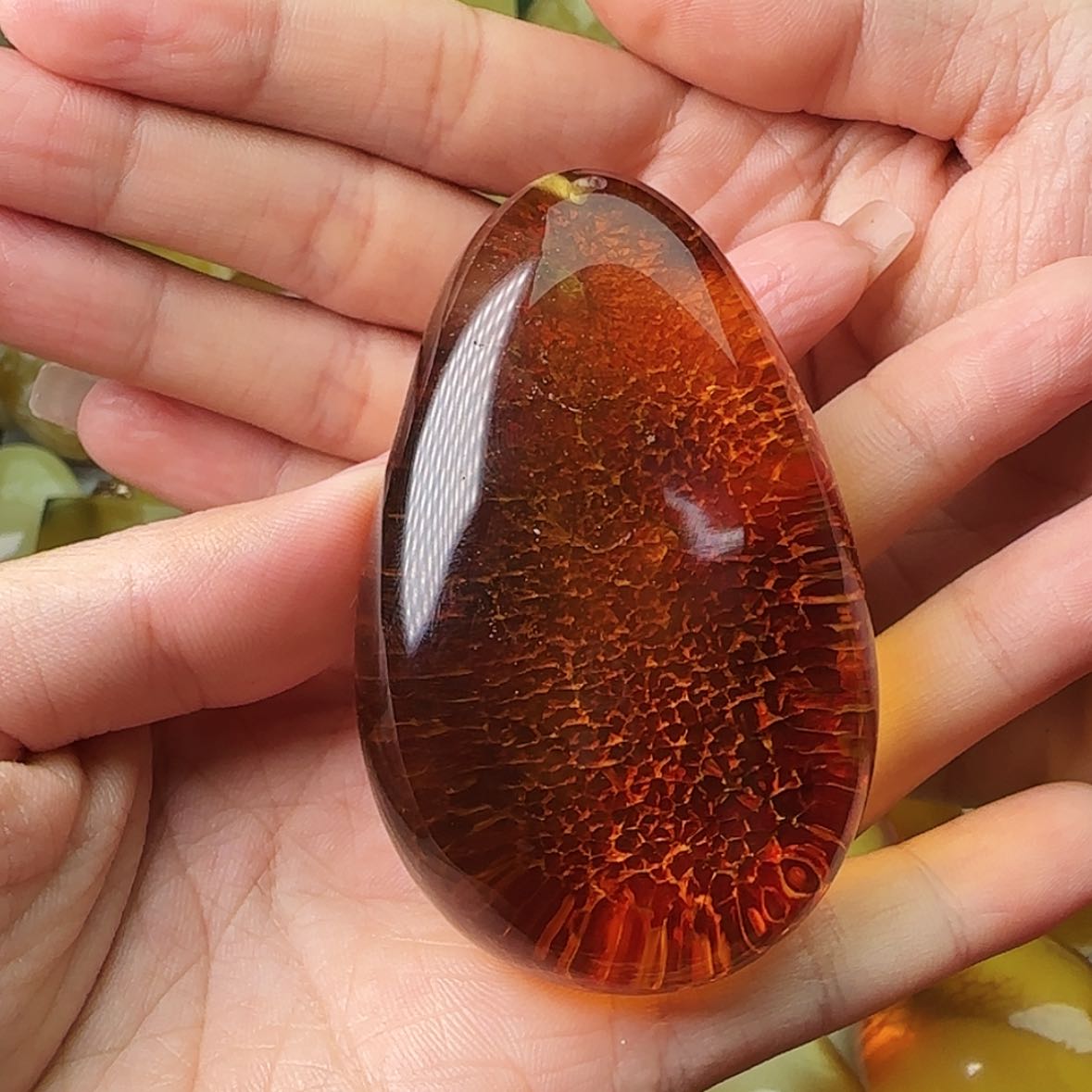 【闪购商品】琥珀颈饰未镶嵌吊坠