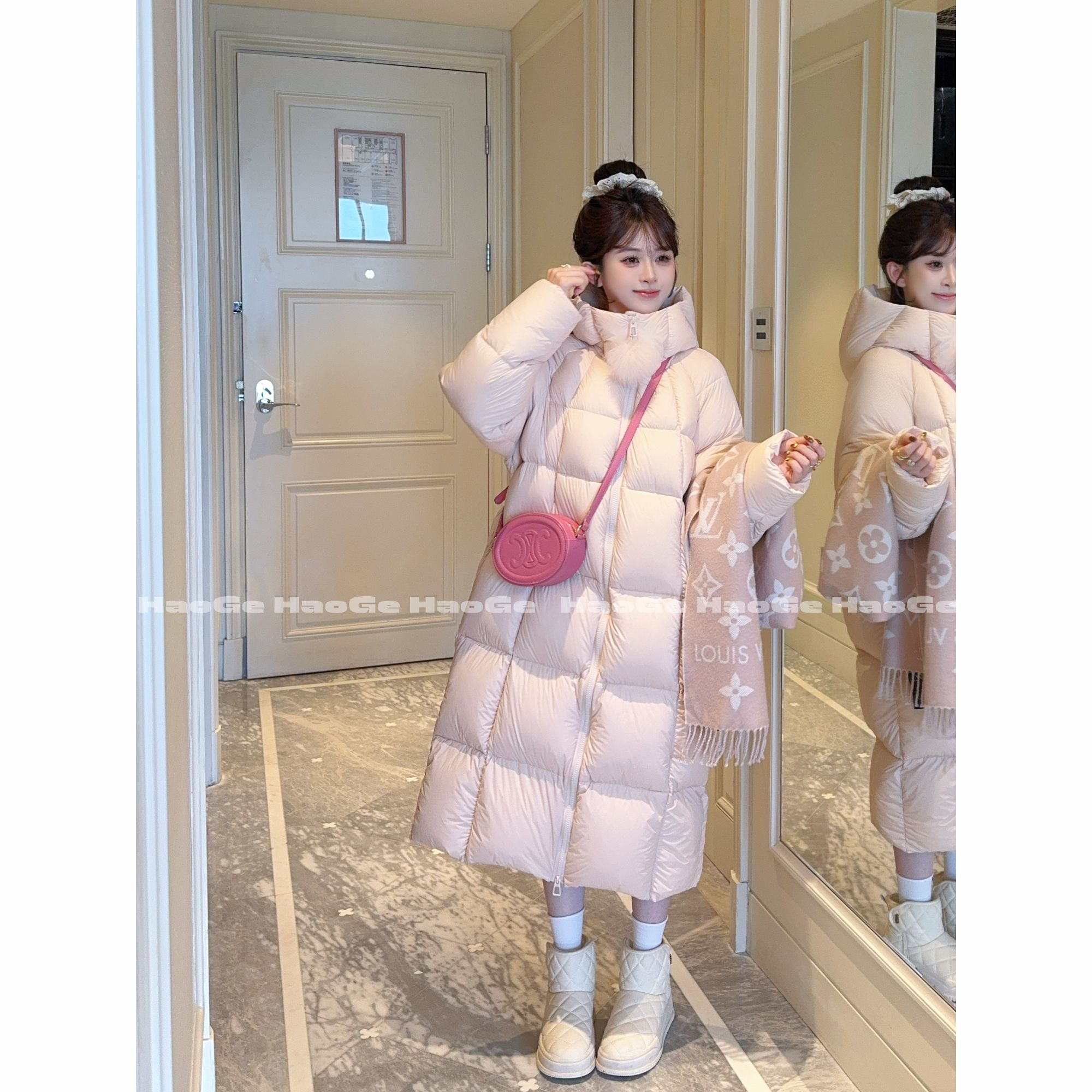 浩哥严选●暴雪时分HGQ5YRF4365A羽绒服预宽松加厚（送同色系袖套）