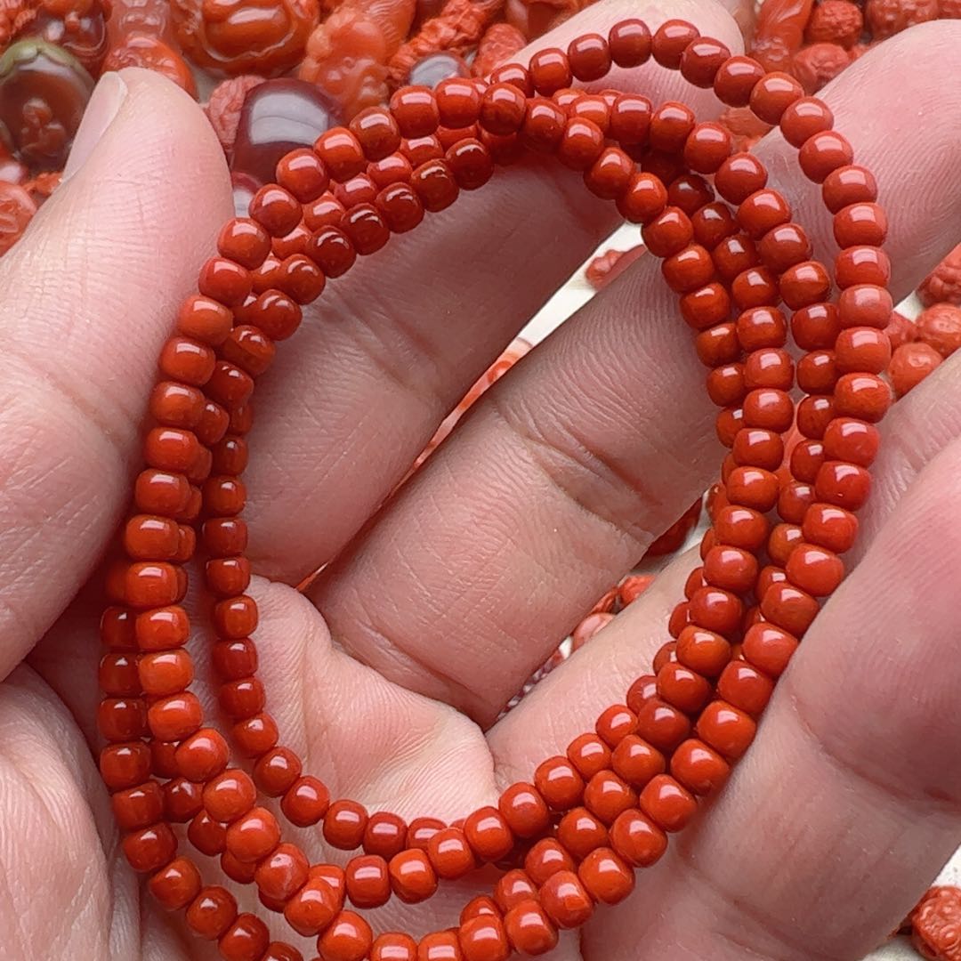 南红玛瑙配饰未镶嵌