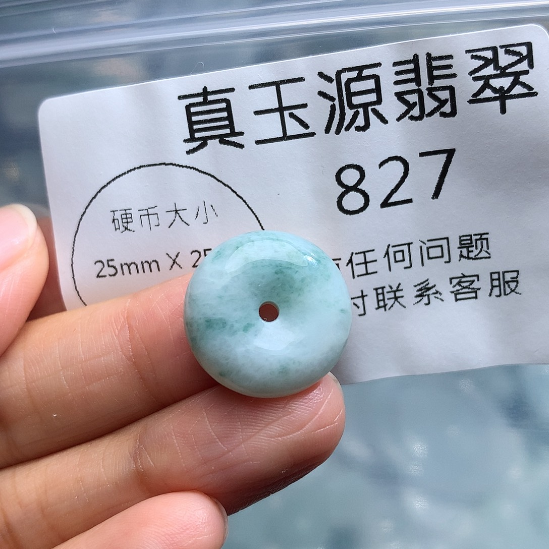 翡翠未镶嵌颈饰827