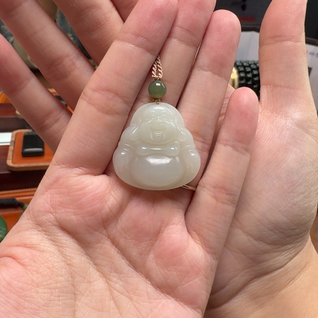 和田玉未镶嵌颈饰和田玉且末吊坠