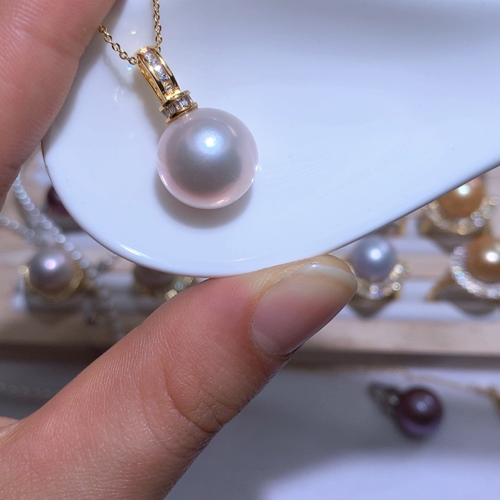 淡水珍珠颈饰合金