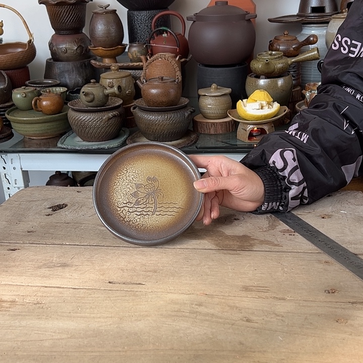 紫砂宜兴紫砂粗陶茶具32