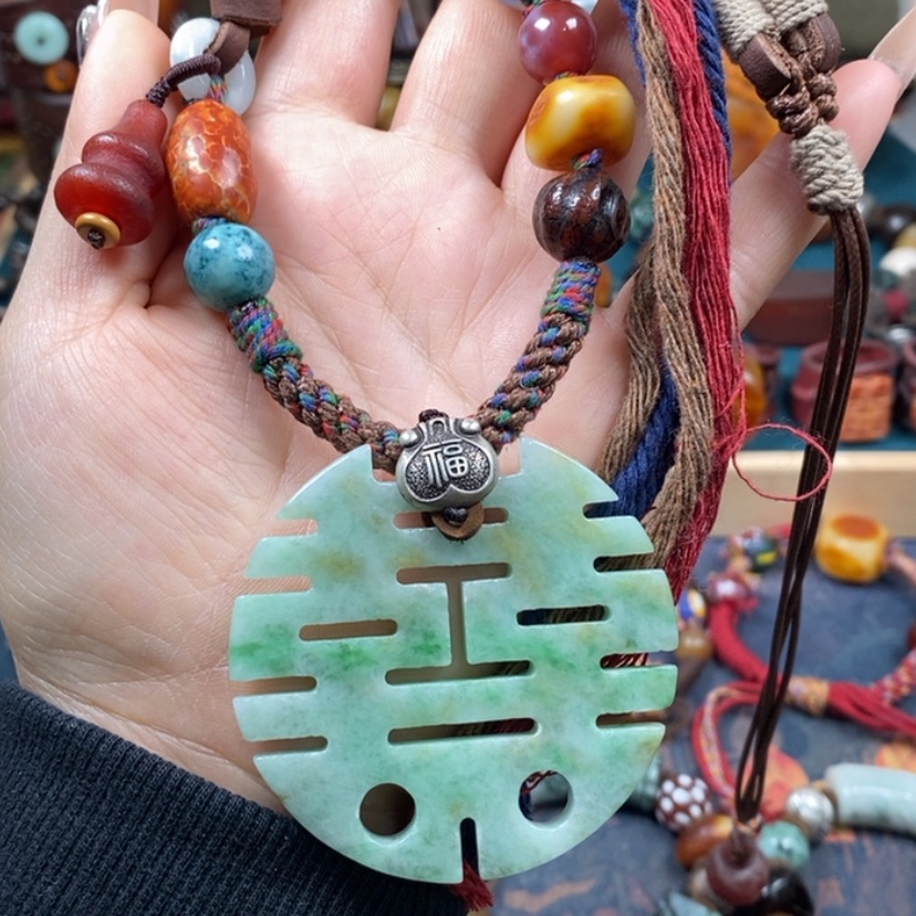 【闪购商品】翡翠颈饰未镶嵌项链