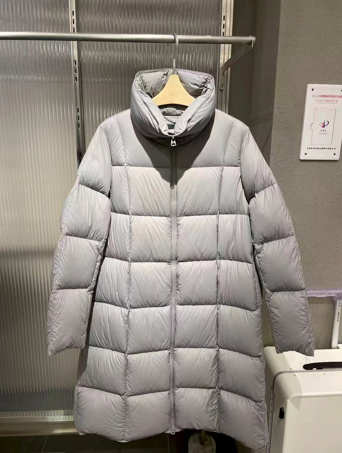 原单冬羽绒服长款立领鹅绒5X0C10190