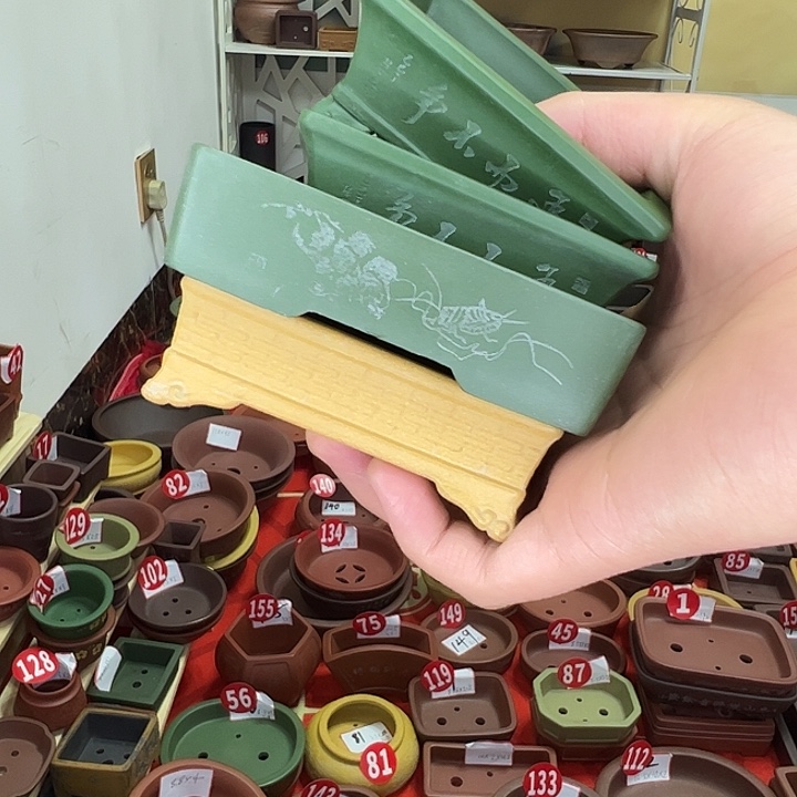 紫砂花盆小花盆小马槽