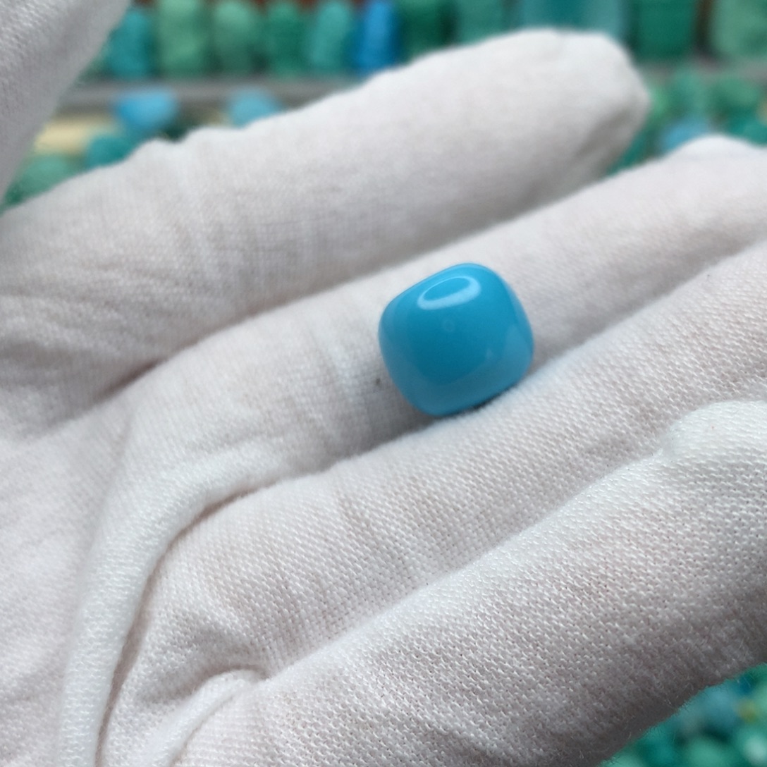 高瓷高蓝老型珠尺寸12.2