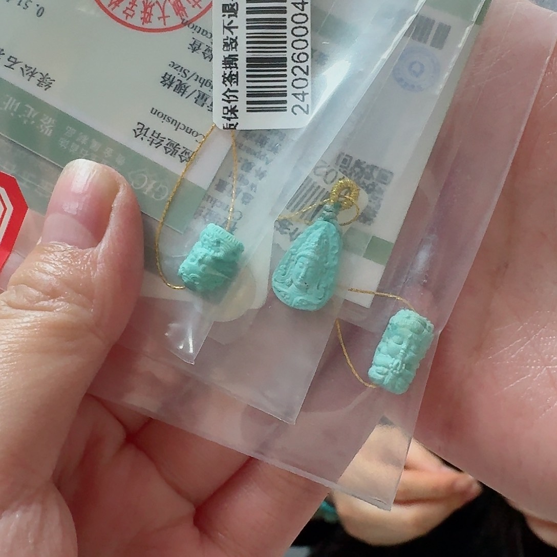 绿松石珠宝奇石未镶嵌