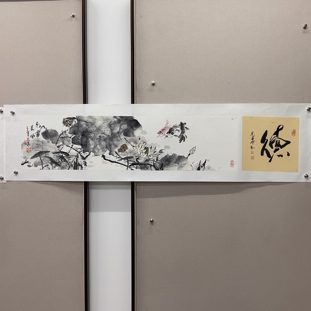 国画艺术家真人手绘