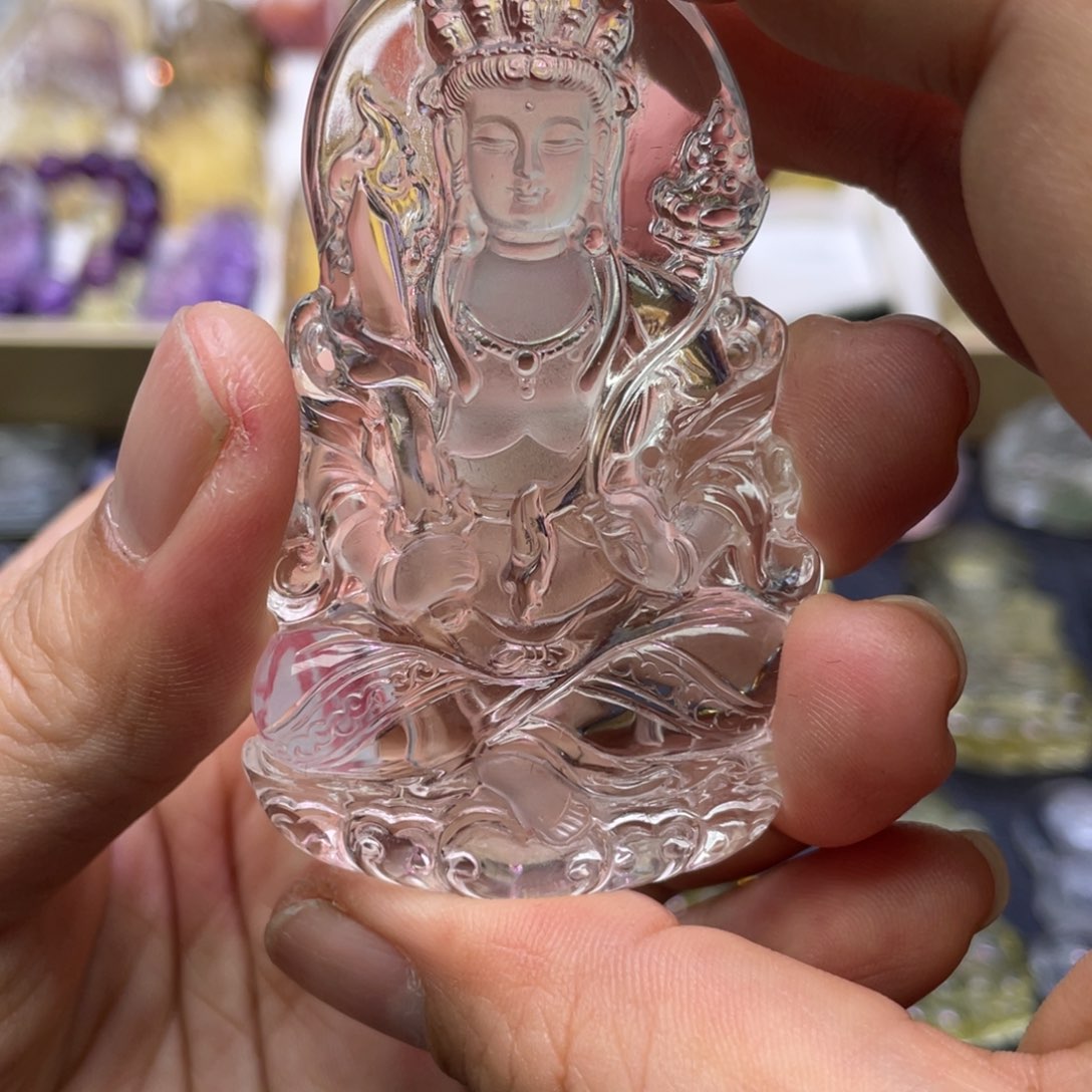 水晶颈饰未镶嵌定制