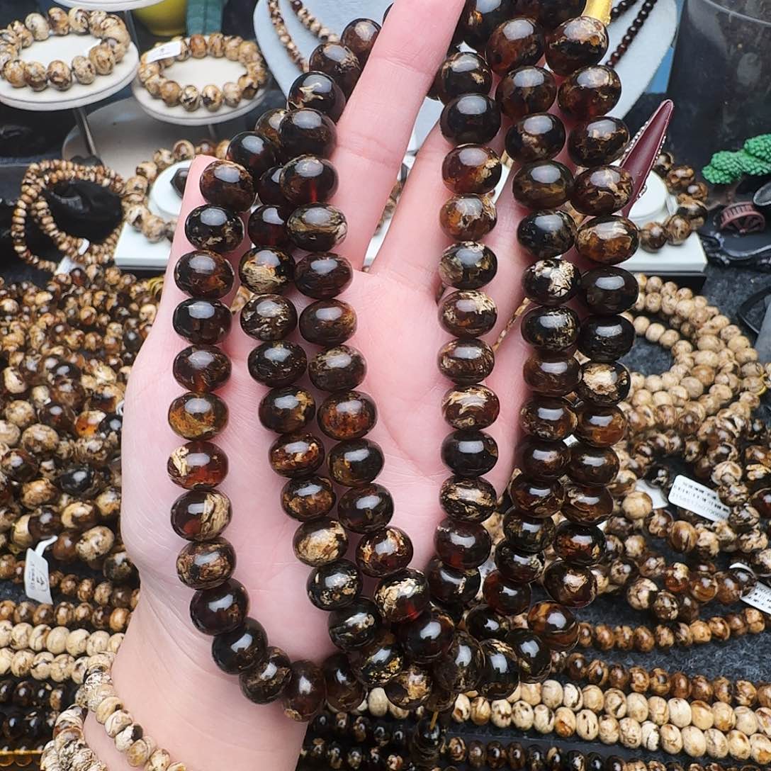 琥珀未镶嵌手链抚顺琥珀