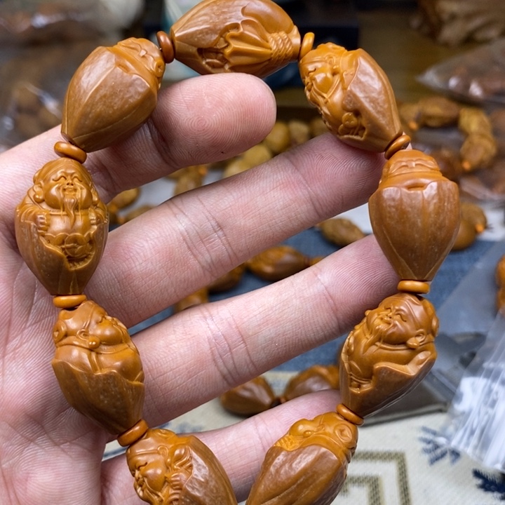 橄榄核手串/手链橄榄核雕工艺手串