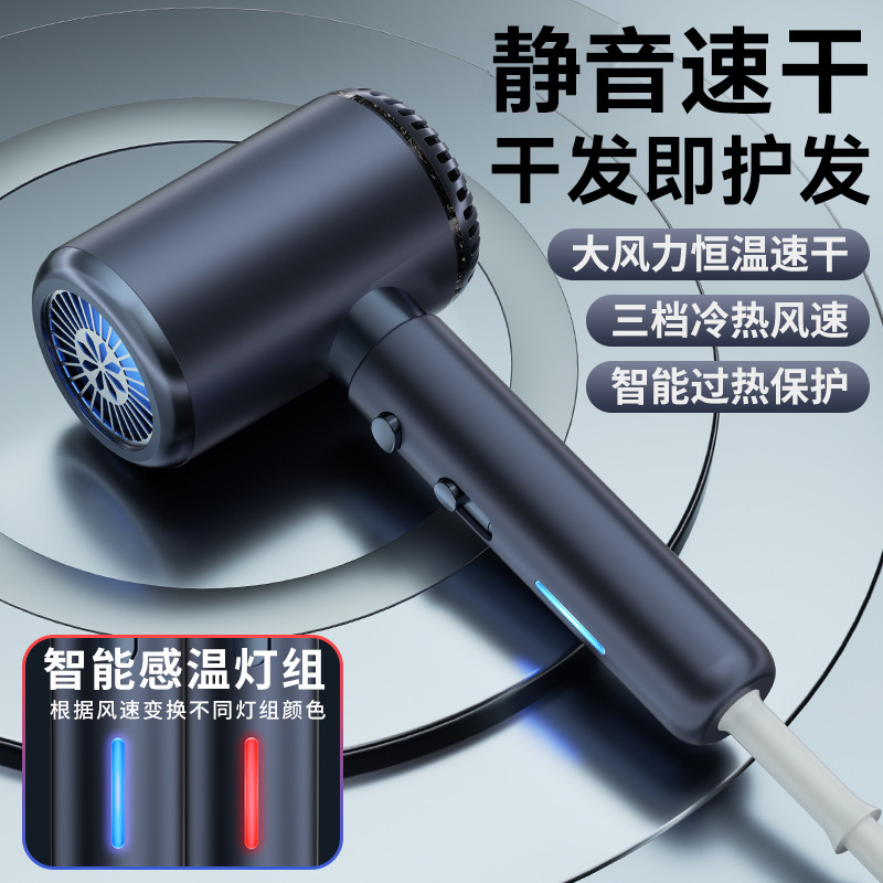 网红适用吹风机家用大风力超静音负离子速干电吹风大功率发廊专用