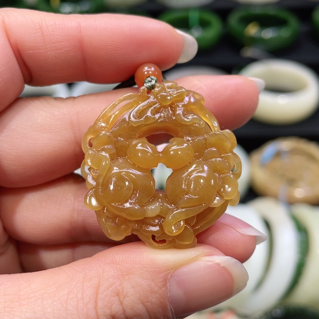 吊坠(不含链)未镶嵌和田玉