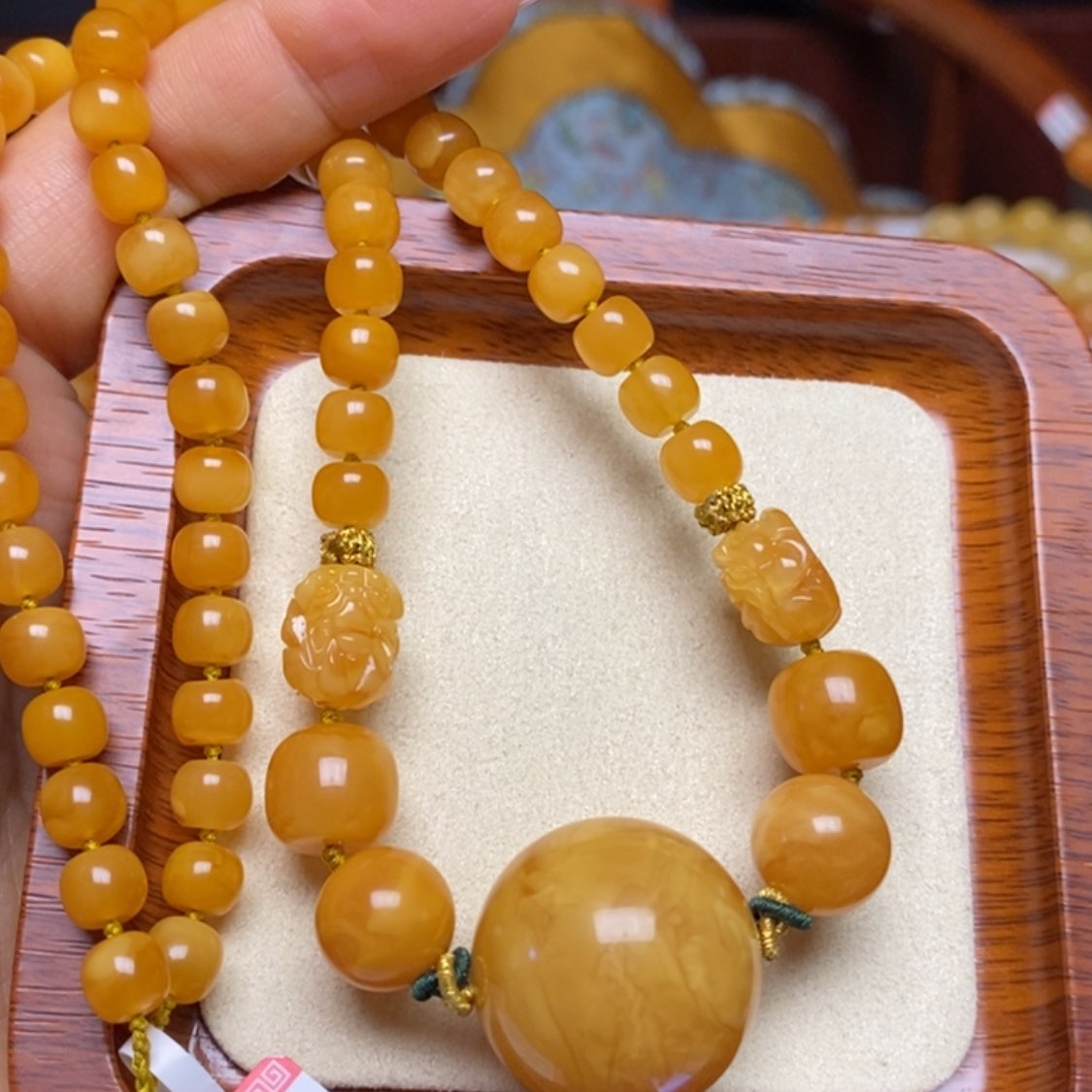 【闪购商品】蜜蜡颈饰未镶嵌项链