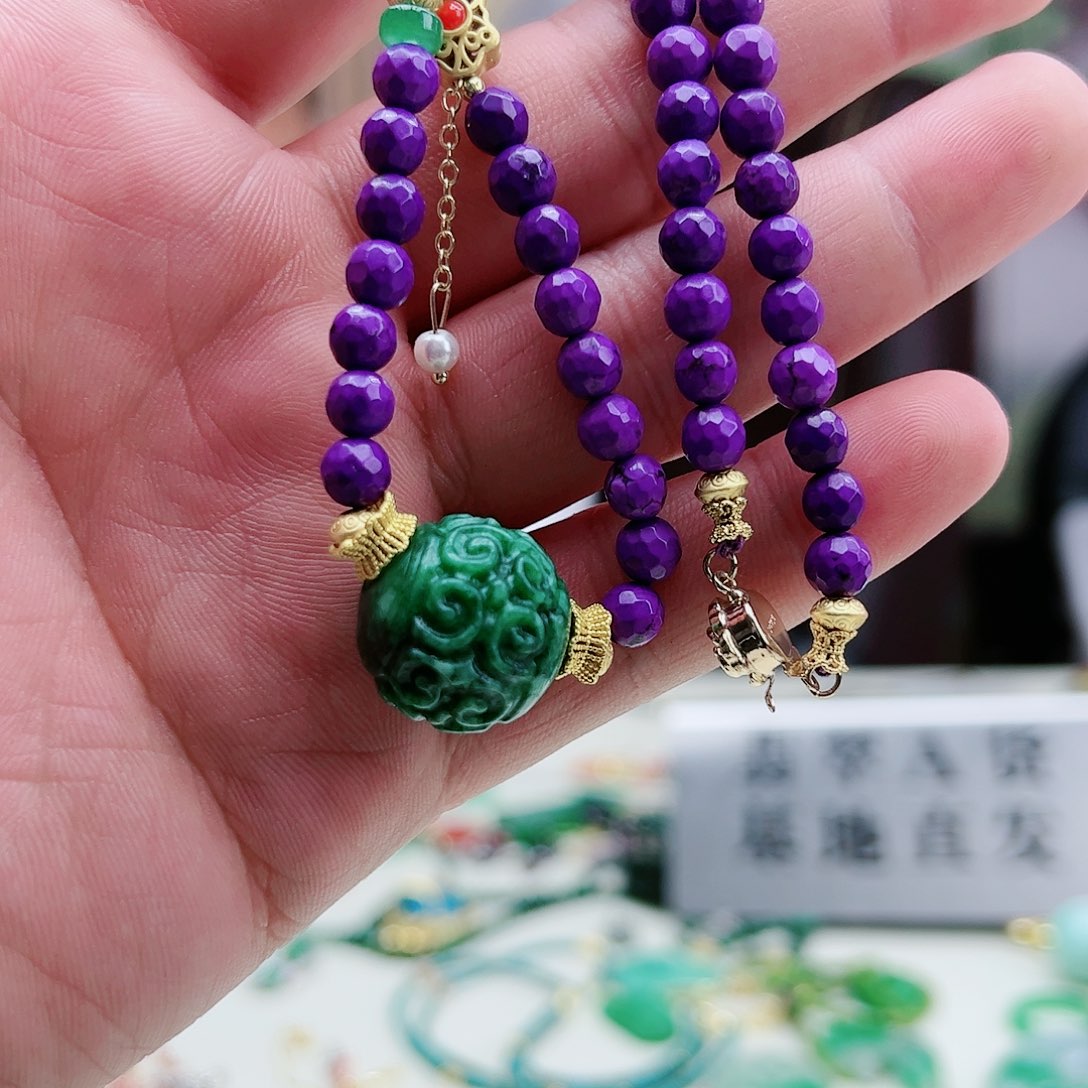 翡翠吊坠(赠链)银S925镶嵌