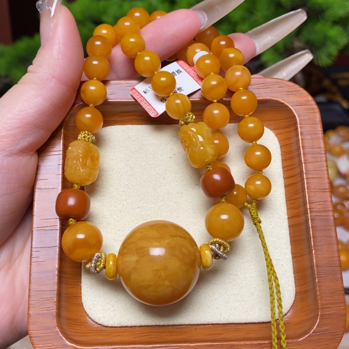 【闪购商品】蜜蜡颈饰未镶嵌项链