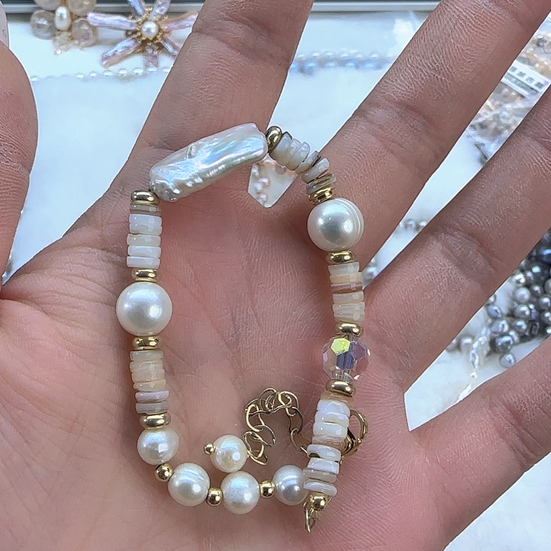 未镶嵌项链定制856淡水珍珠