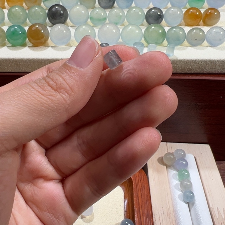 翡翠散珠天然缅甸翡翠A货5.2/5.3