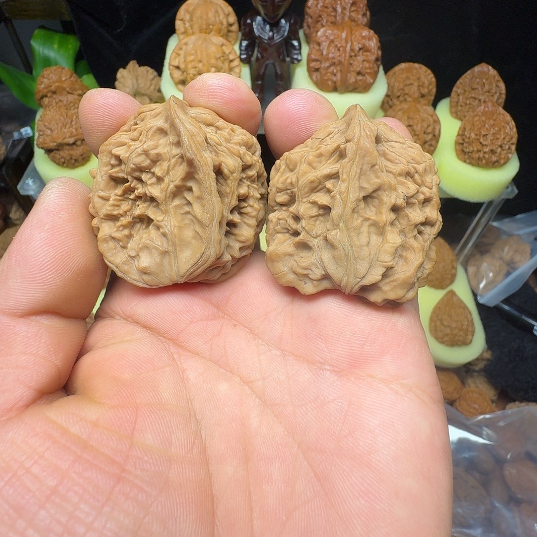 把件文玩核桃全品无修四座楼半壁