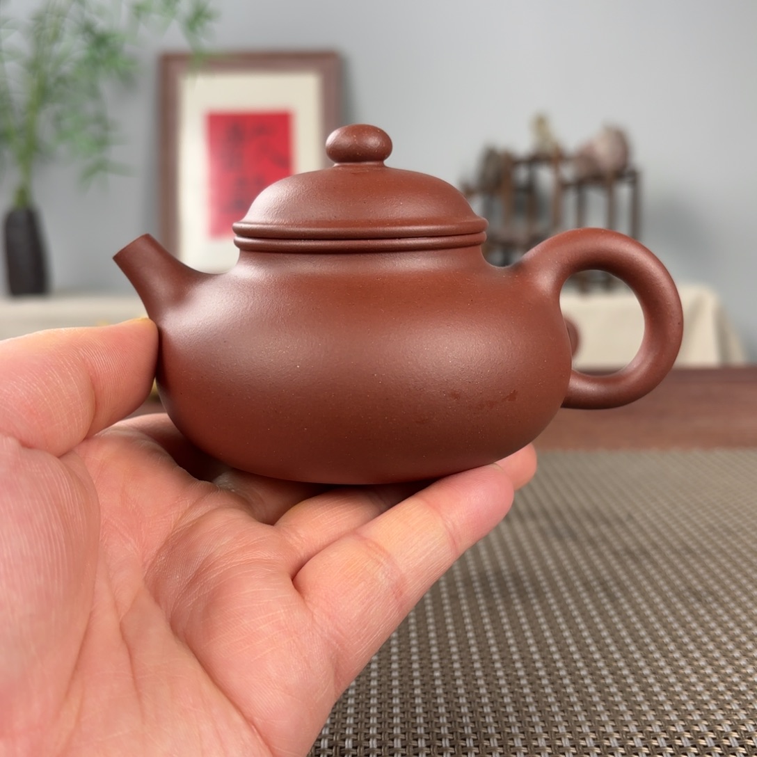 紫砂茶壶十**天微瑕黄龙山原矿紫砂壶