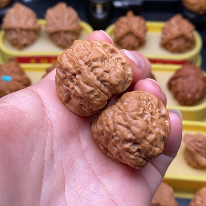 文玩核桃吊坠蛤蟆头手捻