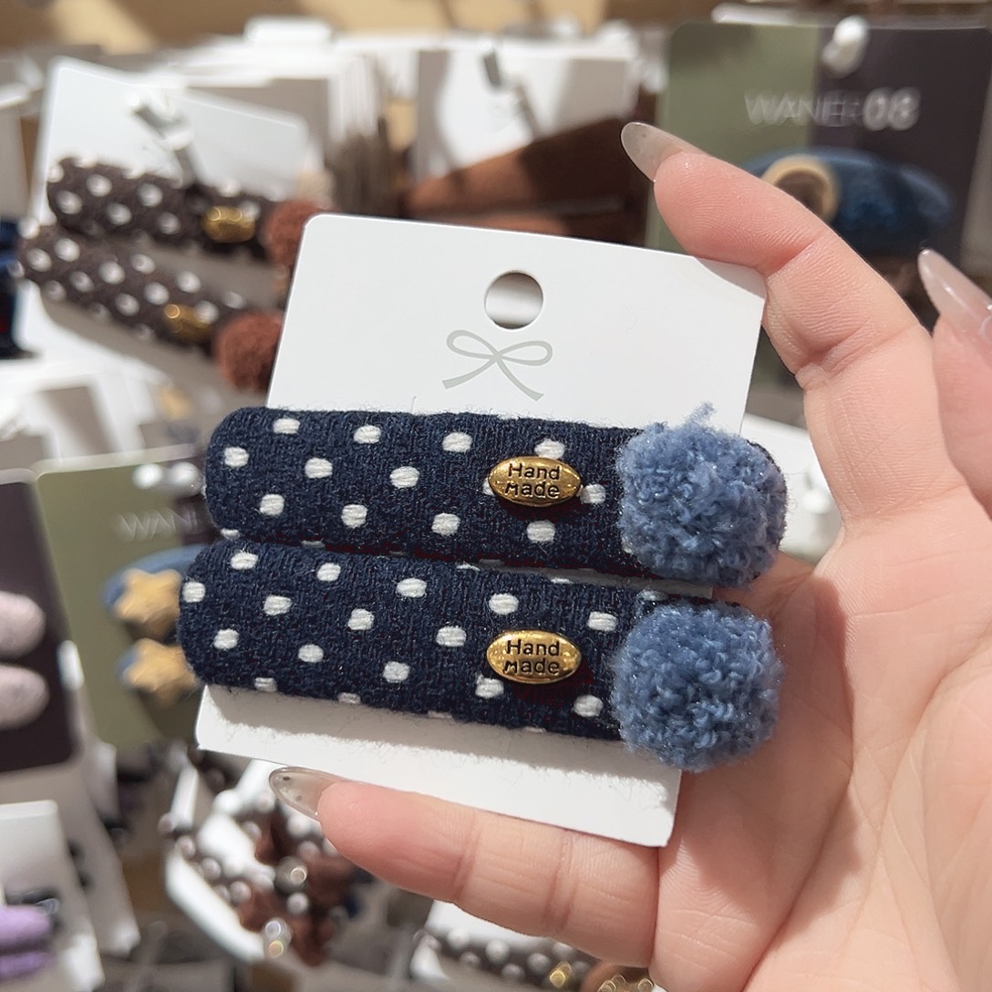 非金属蓝色波点球球掰掰