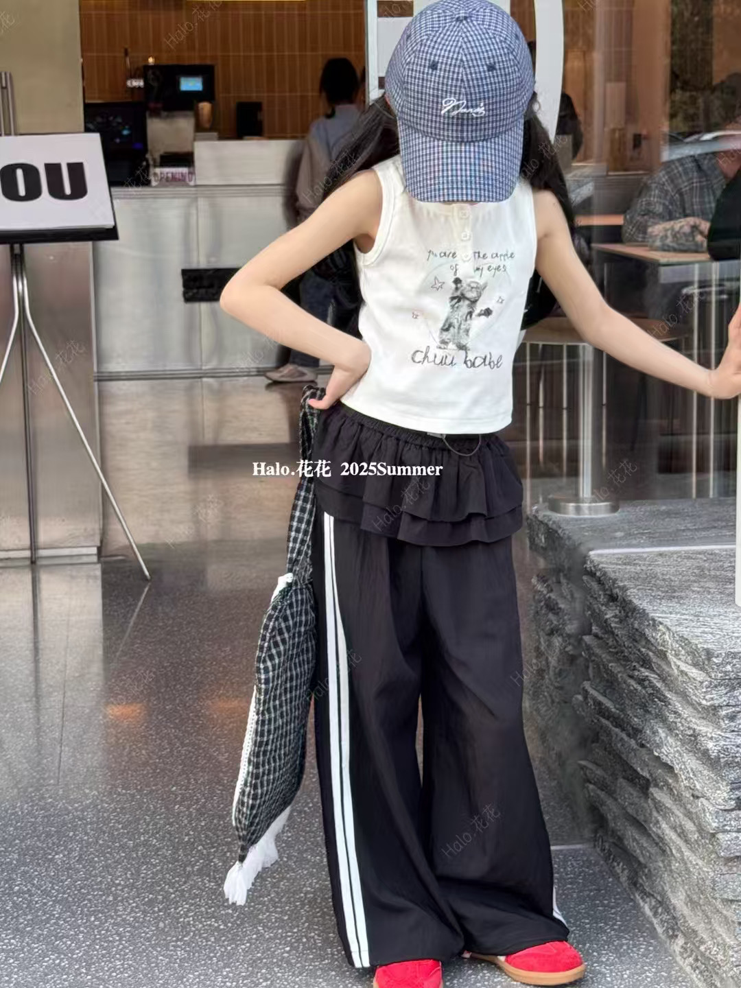 多米乐夏季薄款针织棉男童印花背心