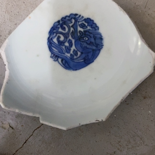 麒***哥瓷片现代瓷器青花瓷片
