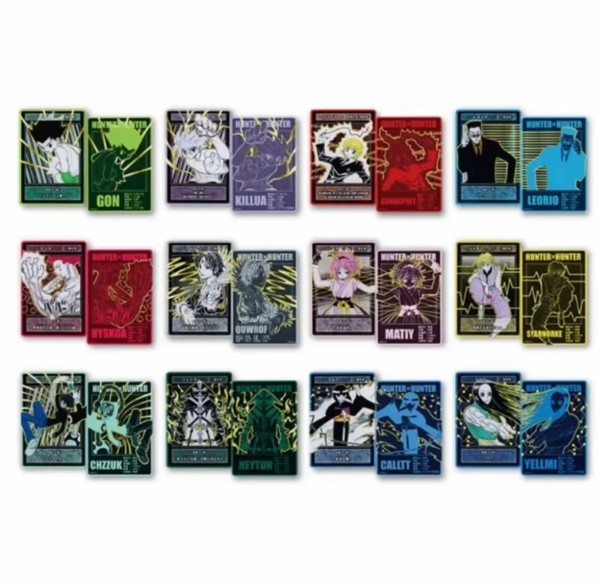 【日谷代拆】全职猎人数据卡平拆一发