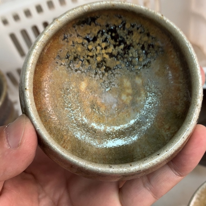 柴烧杯子宝瓶大放漏