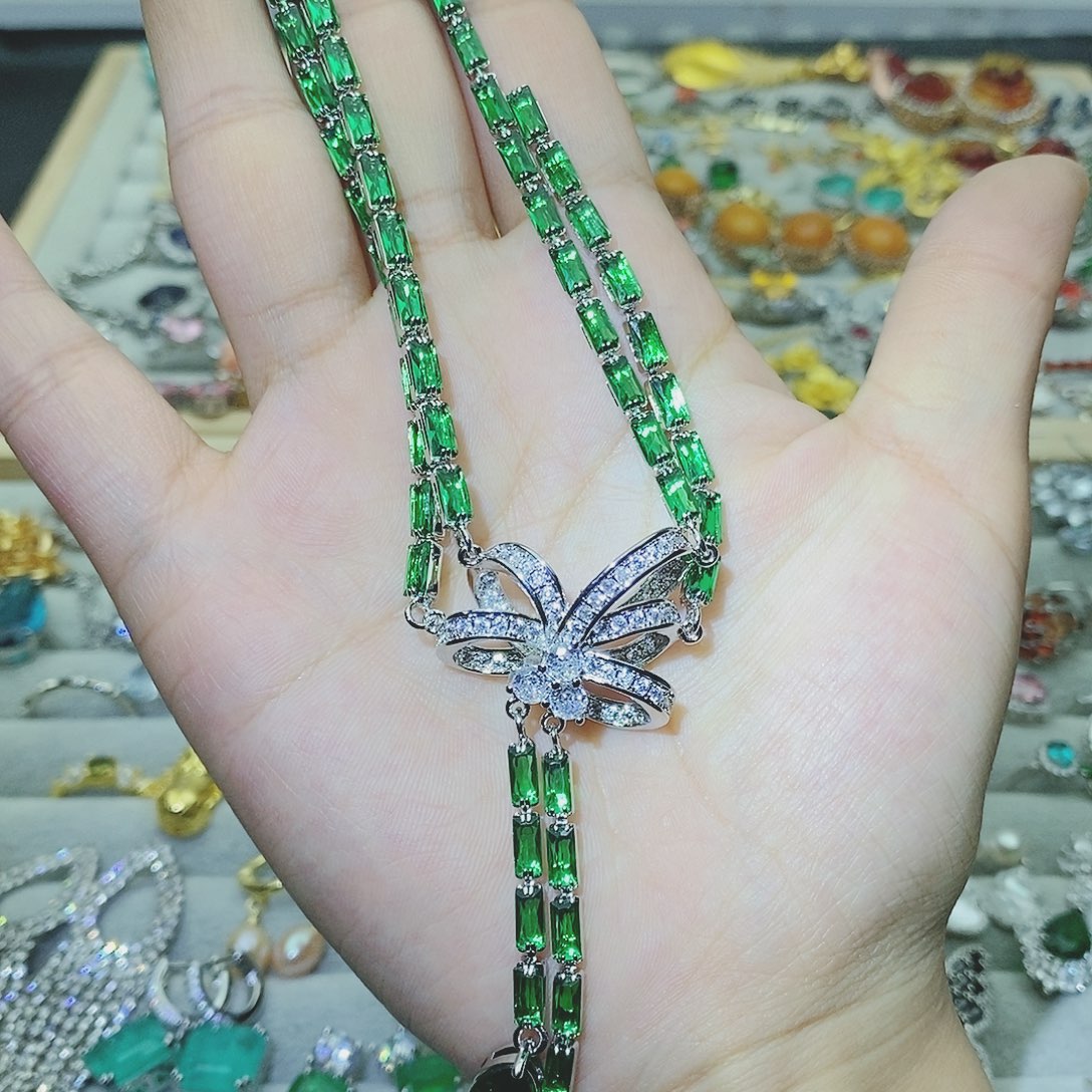 【闪购商品】托帕石耳饰银S925镶嵌