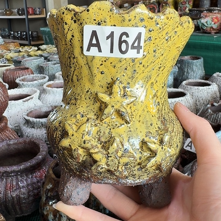 内口10高13粗陶手工制作