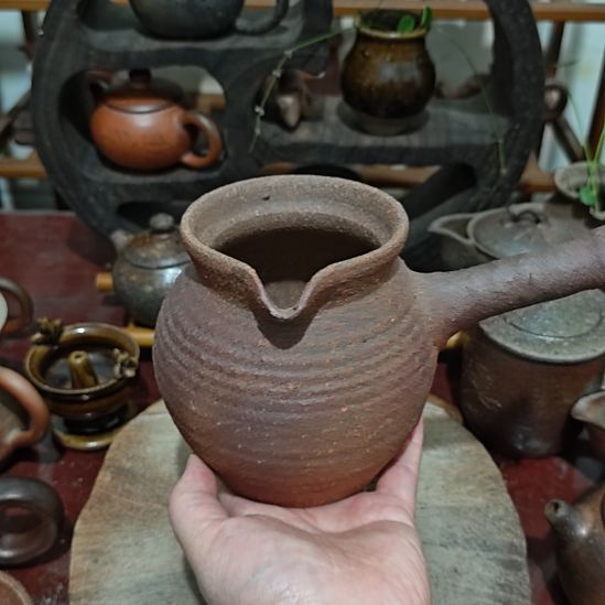 粗陶烤茶罐粗陶煮水壶