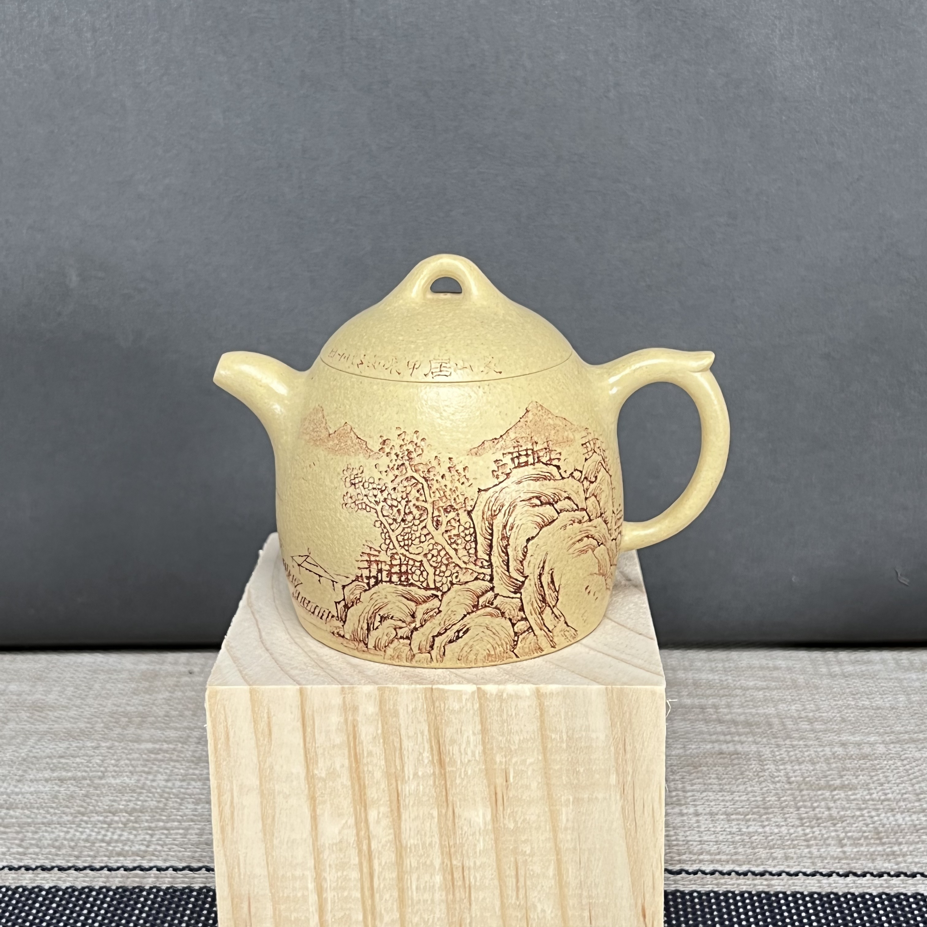 秦权220毫升本山绿全手工内推孔宜兴紫砂壶