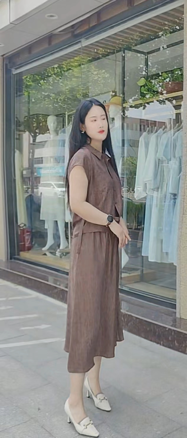 慵懒风休闲风时尚套装女装套装休闲气质套裙
