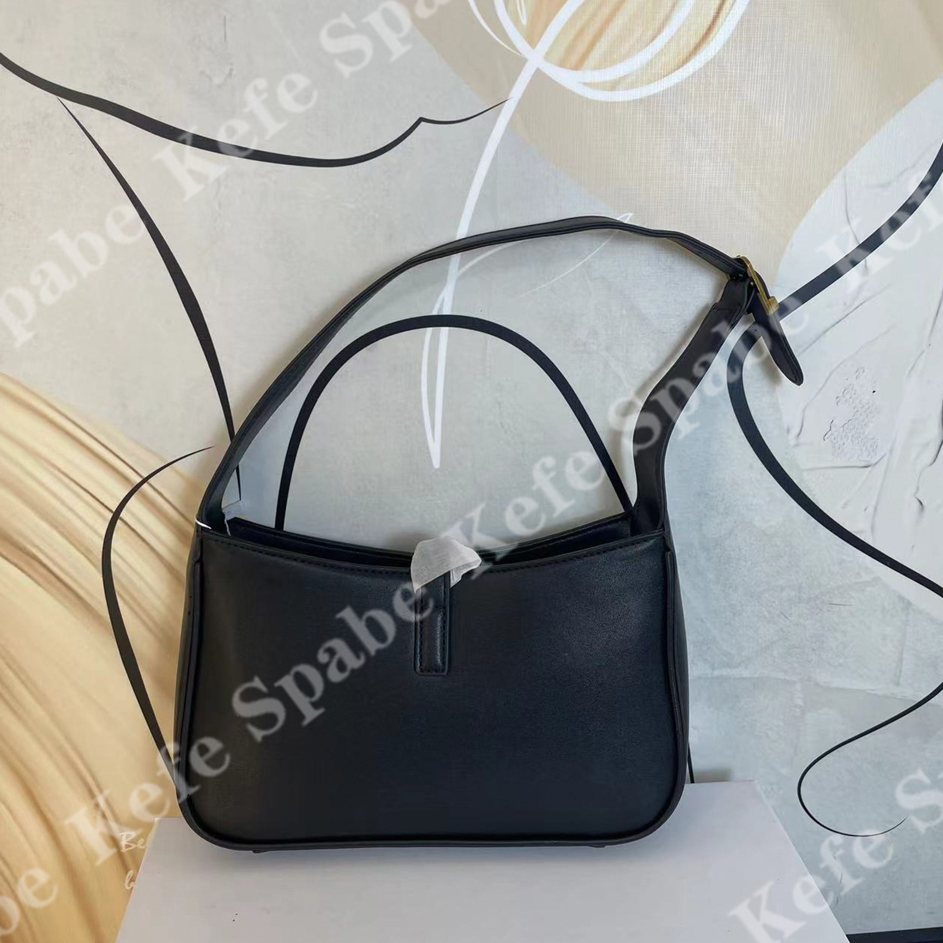 HM087  25新款黑色腋下hobo单肩包-1