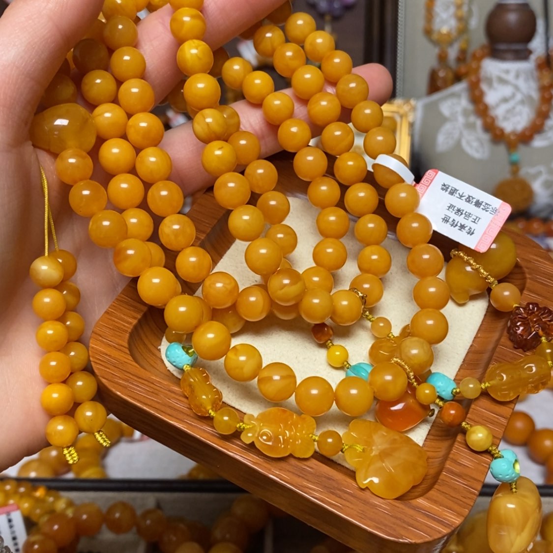 【闪购商品】手链蜜蜡未镶嵌手串