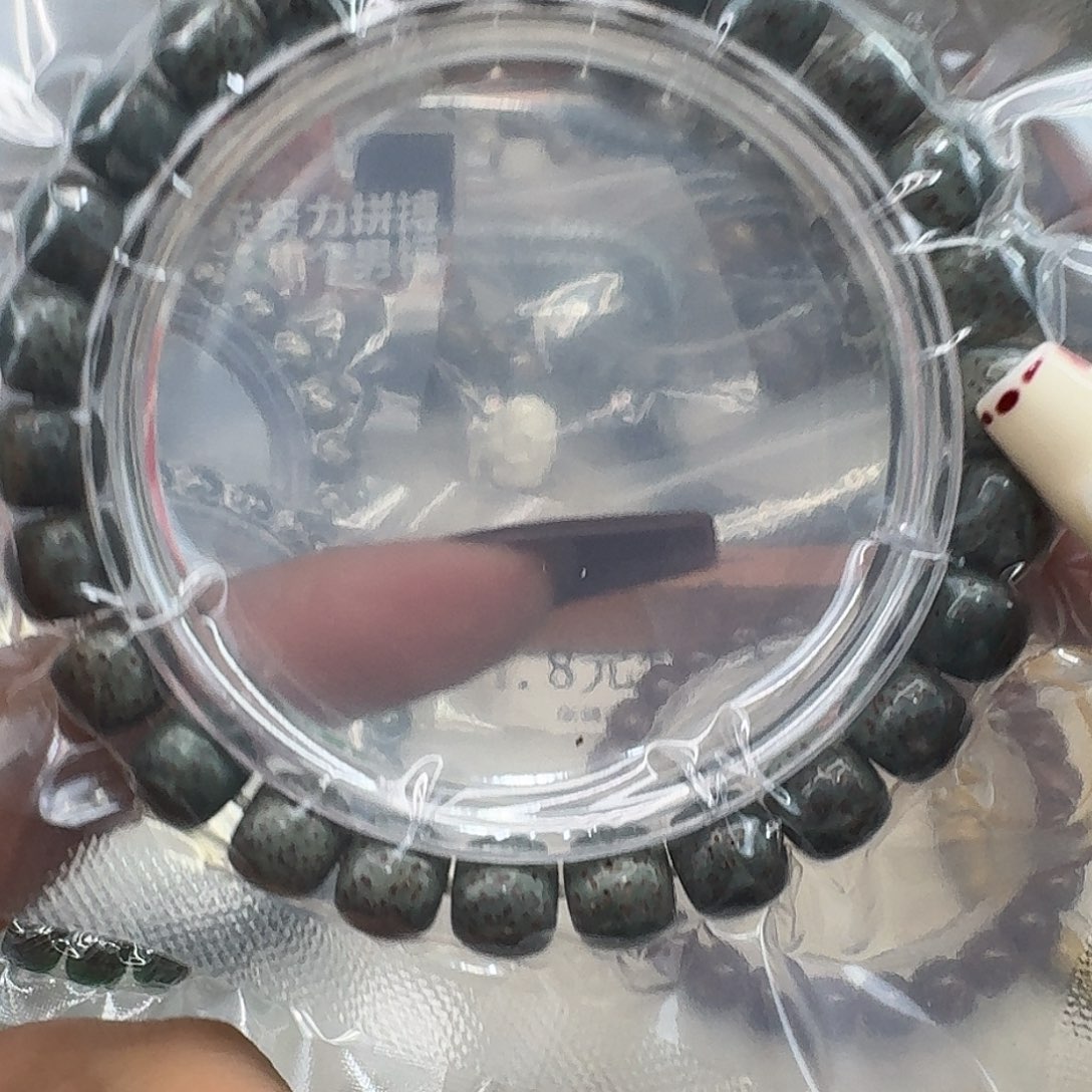 星月菩提手串62高端绿星月菩提98桶单圈