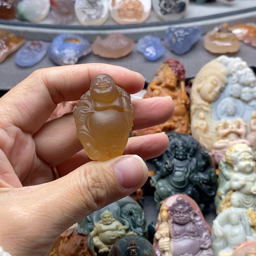 【闪购商品】未镶嵌吊坠定制玛瑙