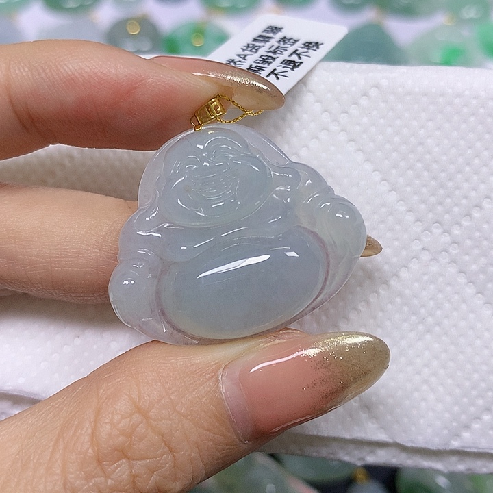 翡翠未镶嵌颈饰挂件