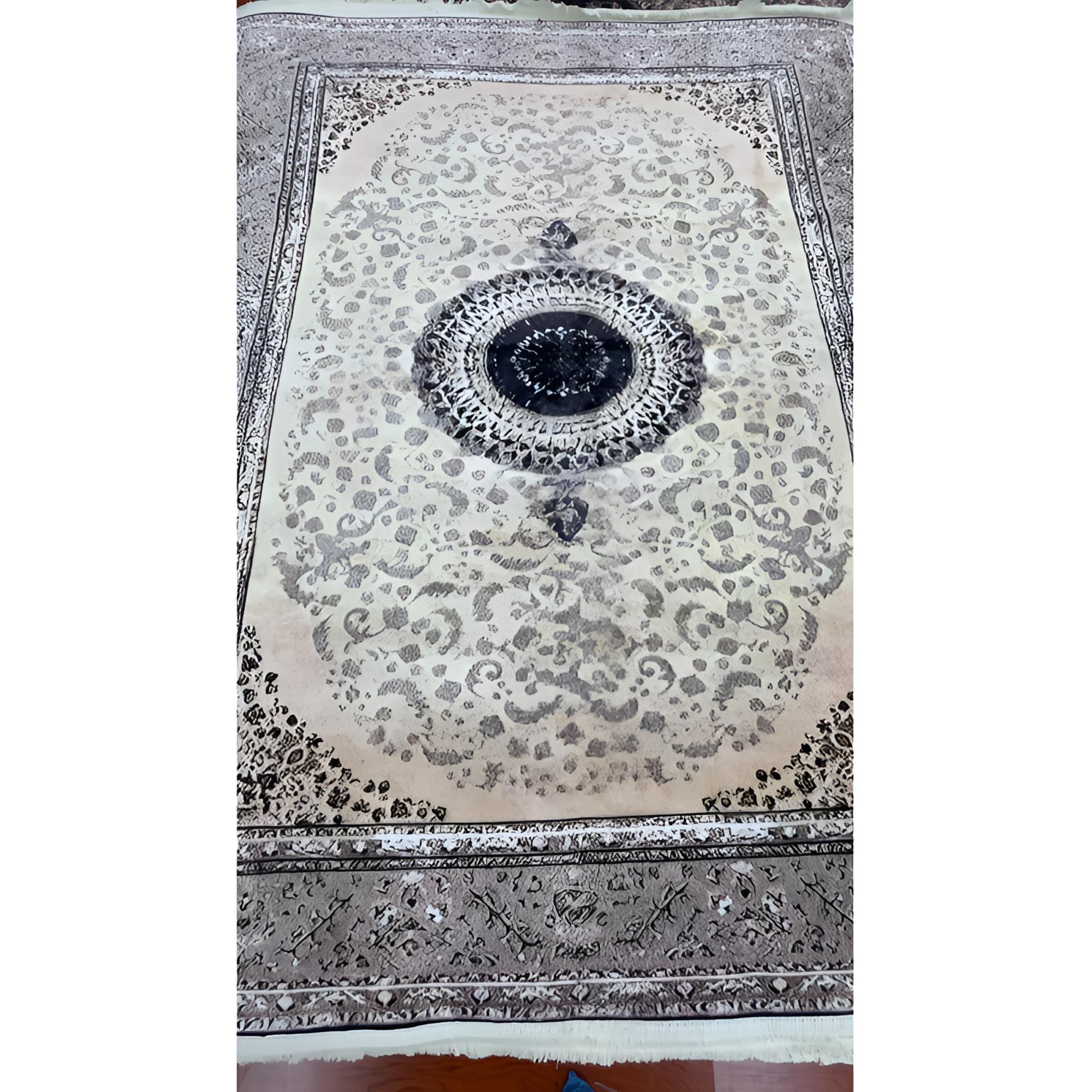 [3X3.5]天鹅绒毛线地毯防潮防滑百搭美式轻奢复古家用欧式