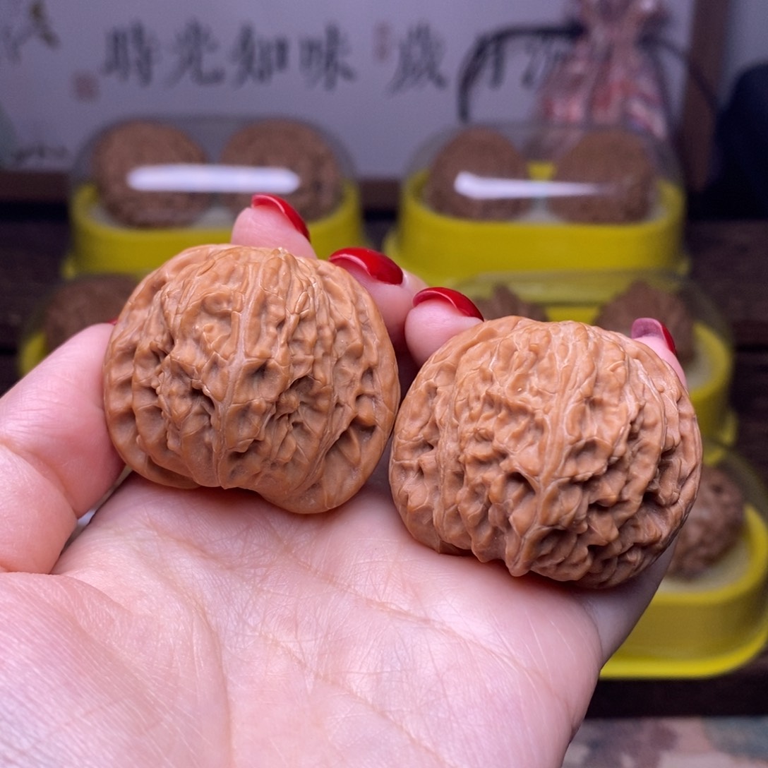 文玩核桃把件全品40尺磨盘1755